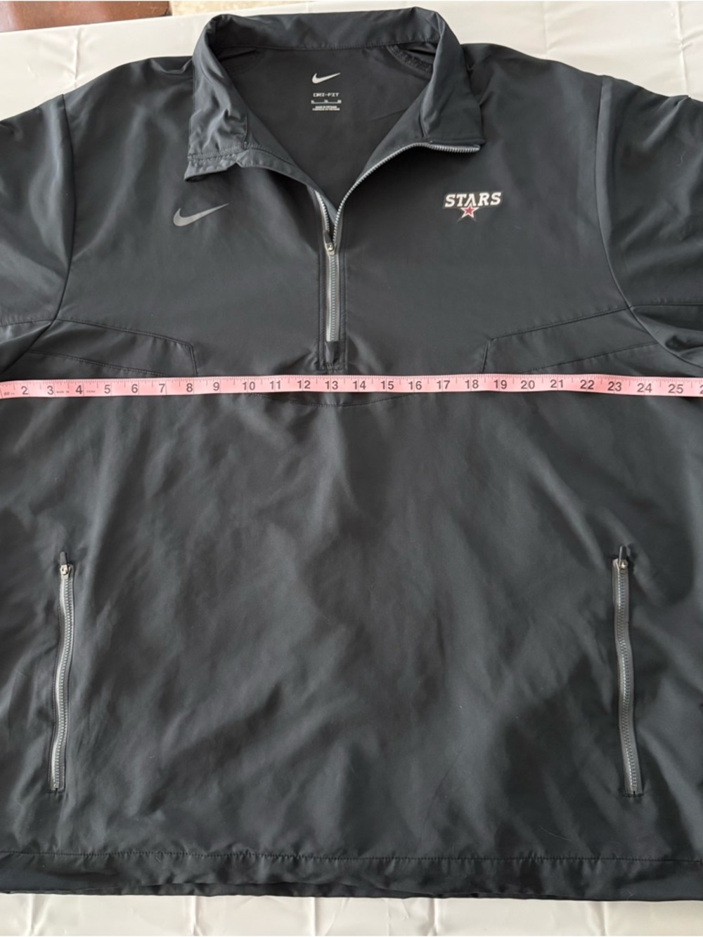 Nike Dri Fit Quarter Zip Pullover XL Black Athletic Jacket North Stars Hockey - Picture 2 of 12